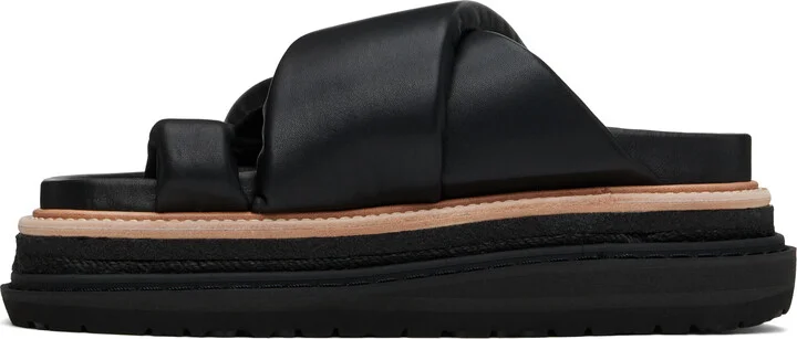 sacai Black Multiple Sole Sandals - Image 3