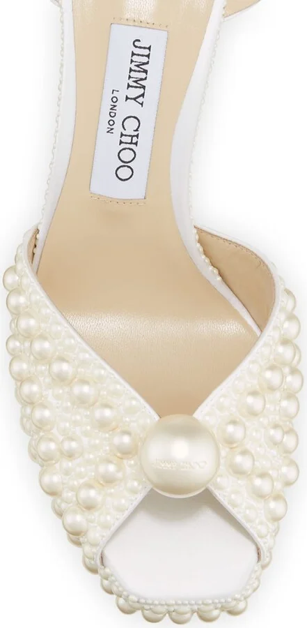 Sacaria 120mm Pearly-Stud Platform Sandals - Image 2