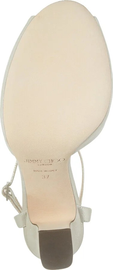 Sacaria Imitation Pearl Embellished Ankle Strap Sandal - Image 6
