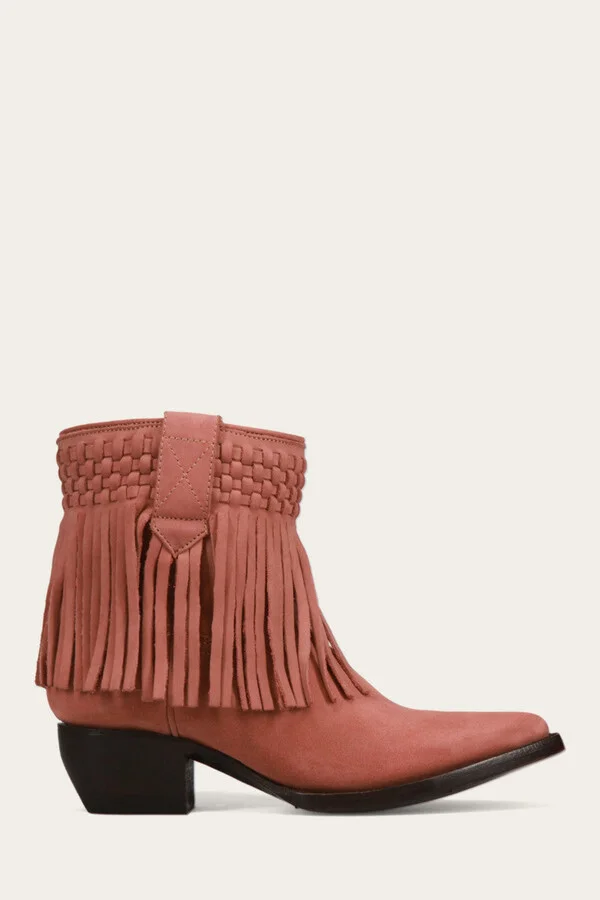Sacha Short Fringe Bootie - Pre-Loved - Image 4