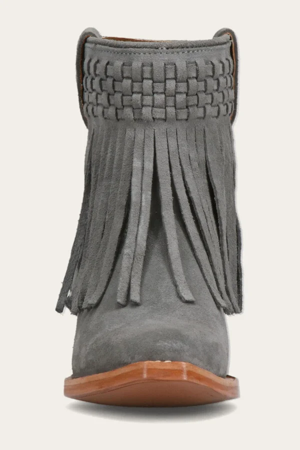 Sacha Short Fringe Bootie - Pre-Loved - Image 8