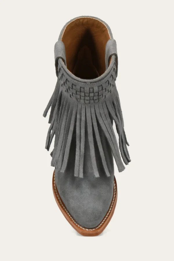 Sacha Short Fringe Bootie - Pre-Loved - Image 10