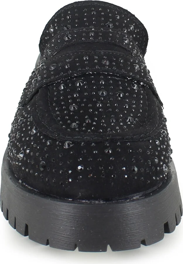 Sachi Rhinestone Embellished Lug Sole Clog - Image 3