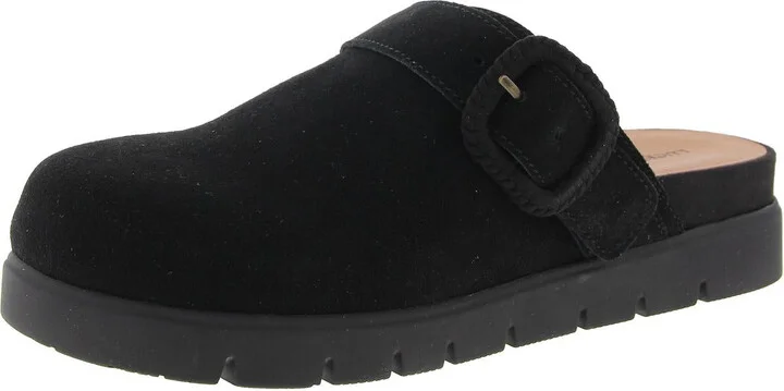 Sachie Womens Solid Suede Clogs