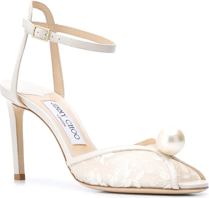 Sacora 85mm pearl-embellished sandals - Image 2