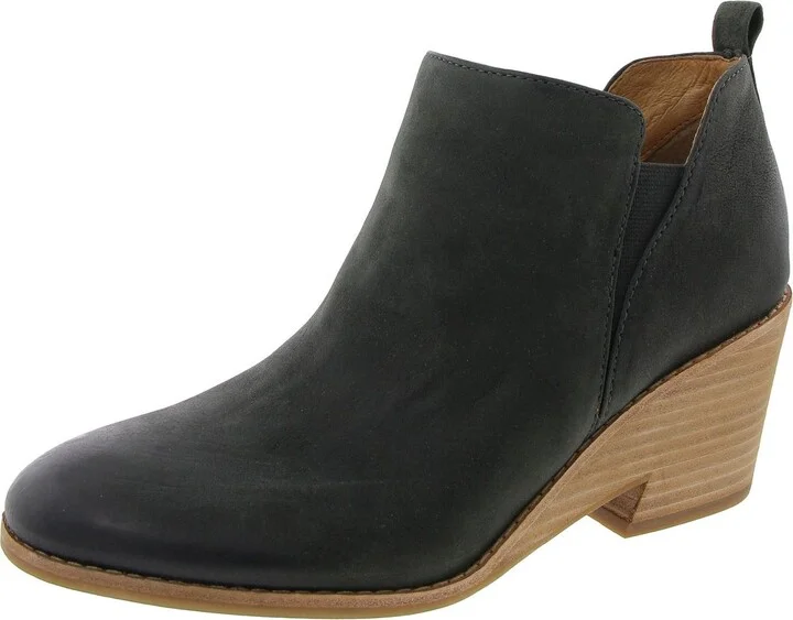 SACORA Womens Laceless Leather Chelsea Boots