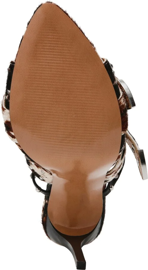 Saddle Embellished Ankle Strap Sandal - Image 6