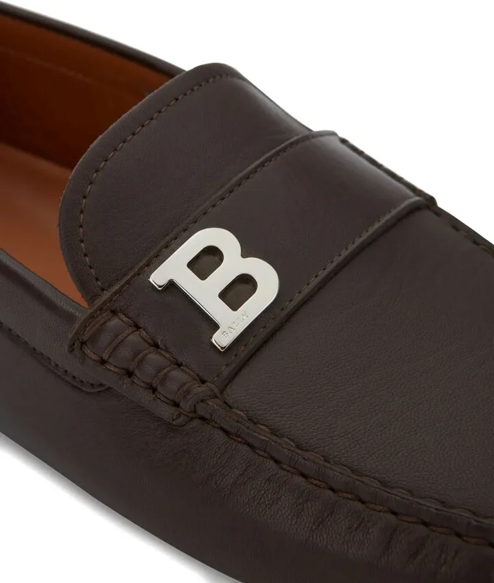 Saddle-Strap Leather Loafers - Image 5