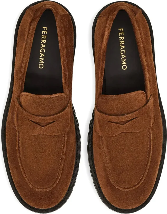 Saddle-Strap Penny Loafers - Image 2
