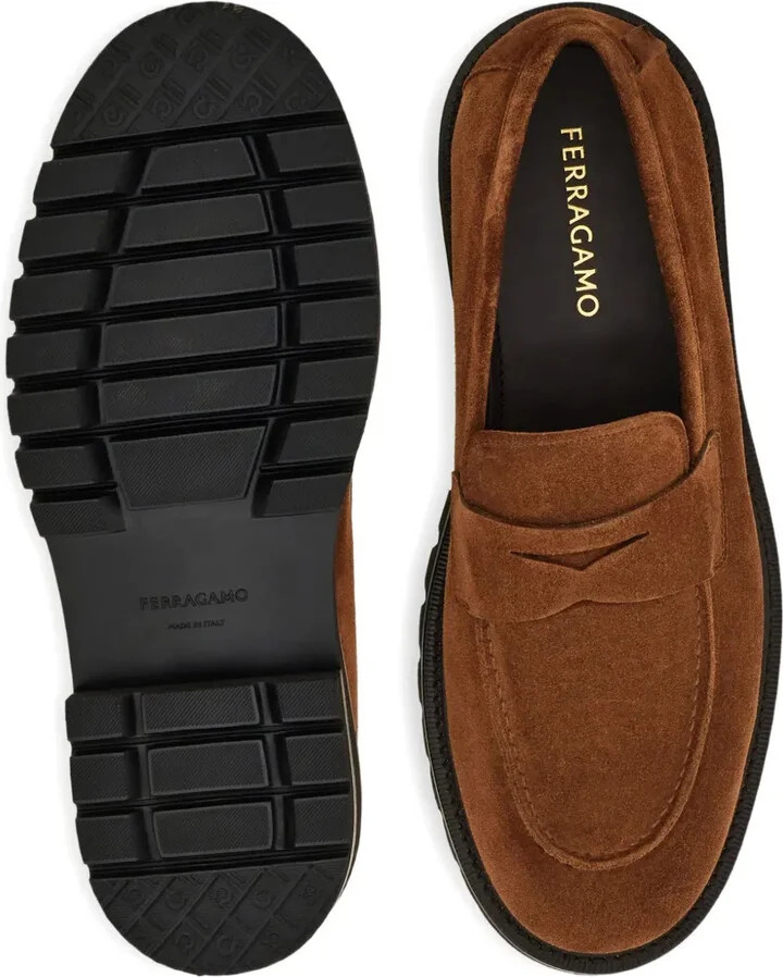 Saddle-Strap Penny Loafers - Image 3