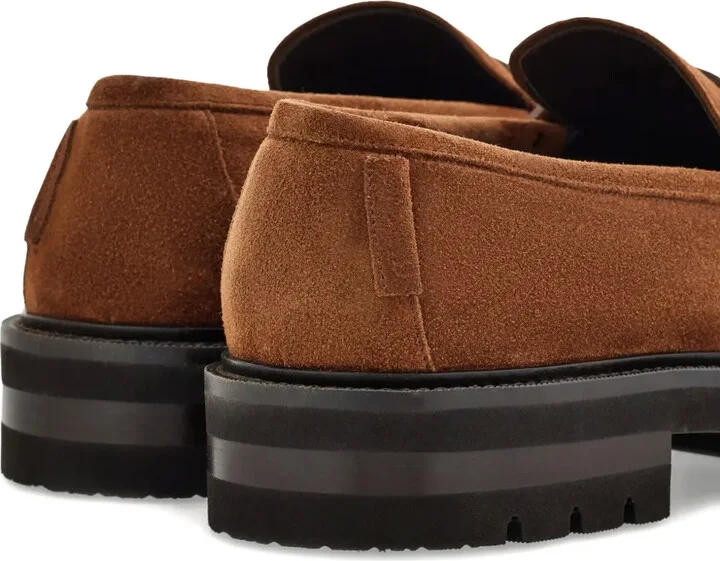Saddle-Strap Penny Loafers - Image 4