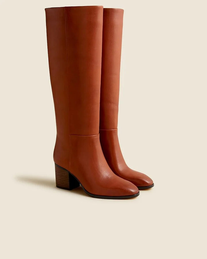 Sadie knee-high boots in leather