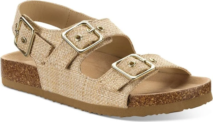 Sadiee Womens Buckle Slingback Sandals Shoes