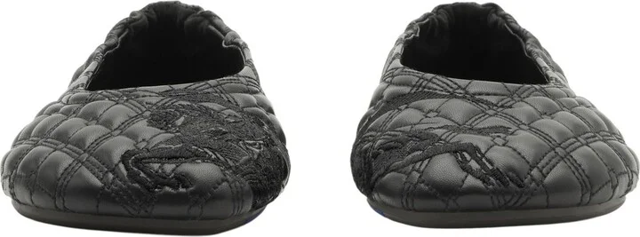 Sadler Embroidered Ballerina Flats - Image 3