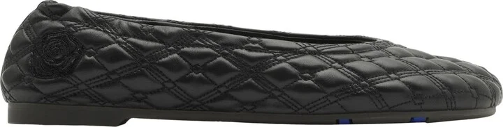 Sadler Embroidered Ballerina Flats