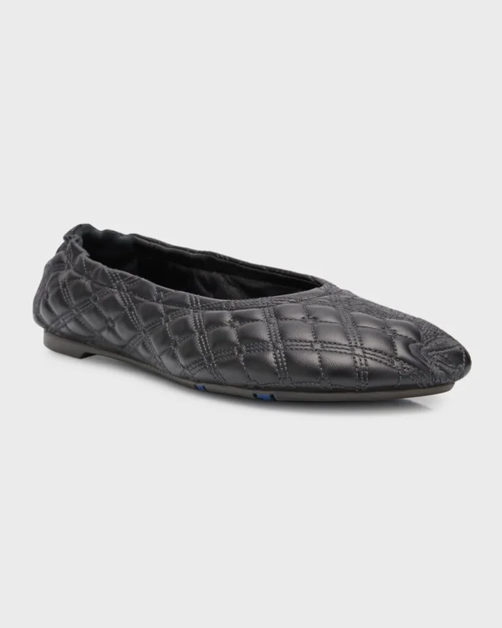 Sadler Quilted Lambskin Ballerina Flats - Image 2