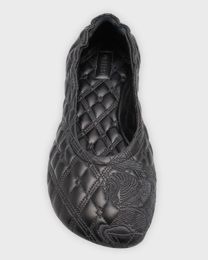 Sadler Quilted Lambskin Ballerina Flats - Image 6
