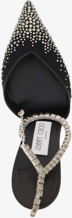 Saeda 100 Crystal Mesh Pumps - Image 3