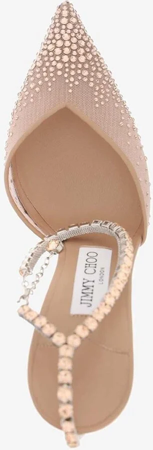 Saeda 100 Crystal Mesh Pumps - Image 3