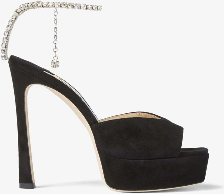 Saeda 125 Suede Leather Platform Sandals