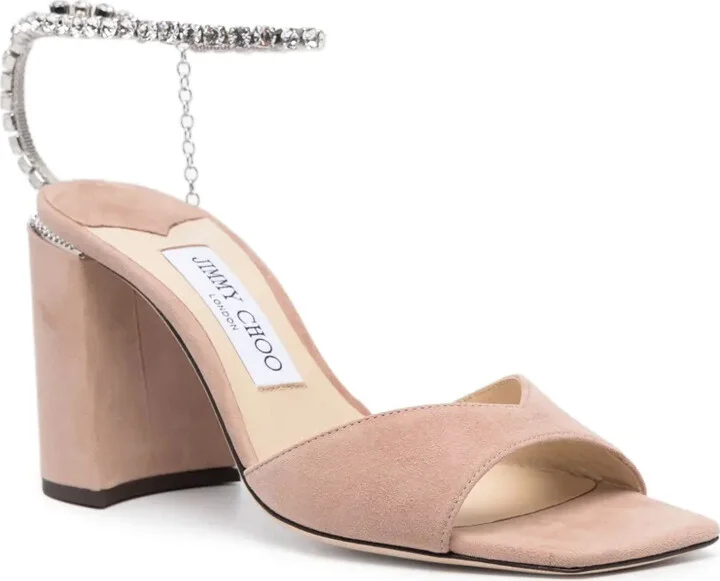 Saeda 85mm suede sandals - Image 2