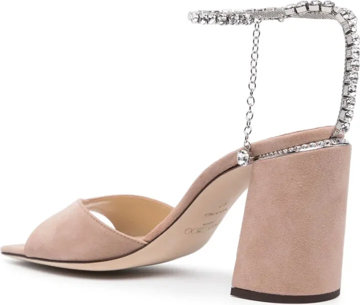 Saeda 85mm suede sandals - Image 3