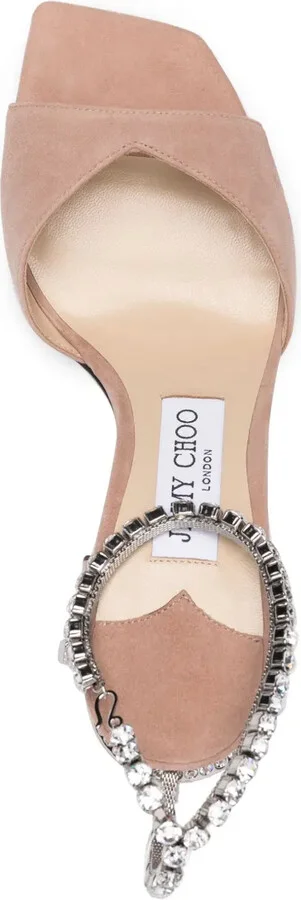 Saeda 85mm suede sandals - Image 4