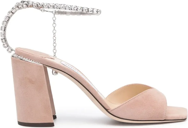Saeda 85mm suede sandals
