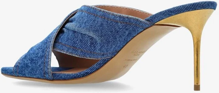 Safety Pin 75 Denim Mules - Image 2