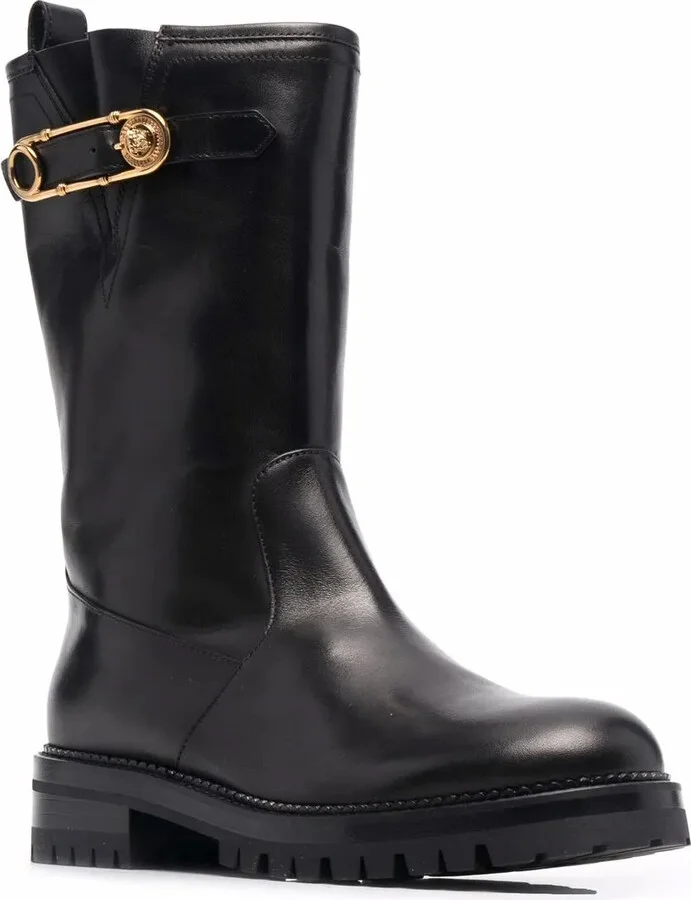 Safety Pin mid-calf boots - Image 2