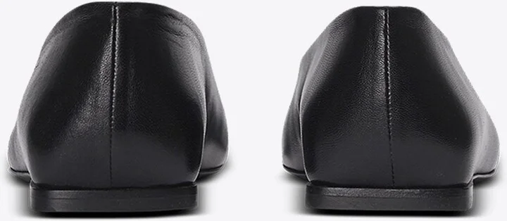 Safety Pin Nappa Leather Ballet Flats - Image 3