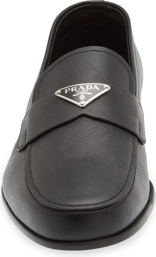 Saffiano Leather Loafer - Image 4