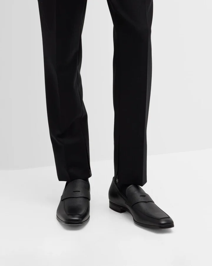Saffiano Leather Penny Loafer - Image 5