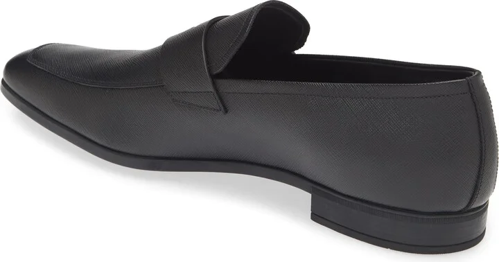 Saffiano Leather Penny Loafer - Image 3