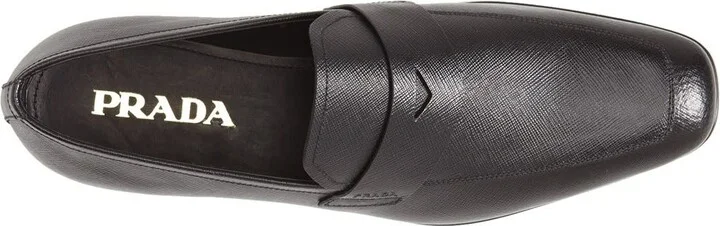 Saffiano Leather Penny Loafer - Image 9