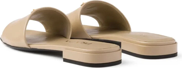 Saffiano patent-leather slides - Image 3