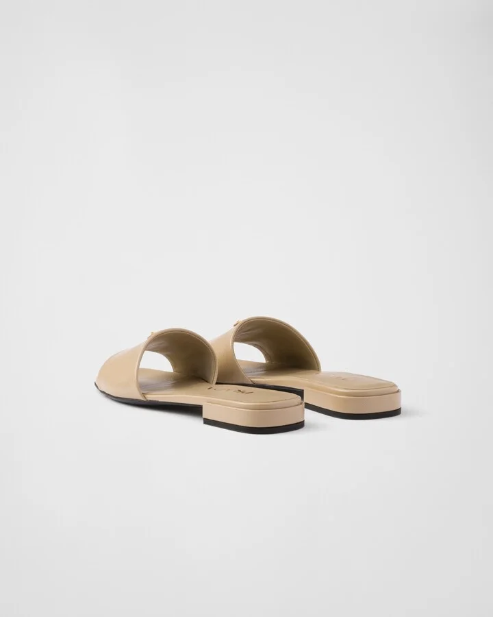 Saffiano patent leather slides - Image 5