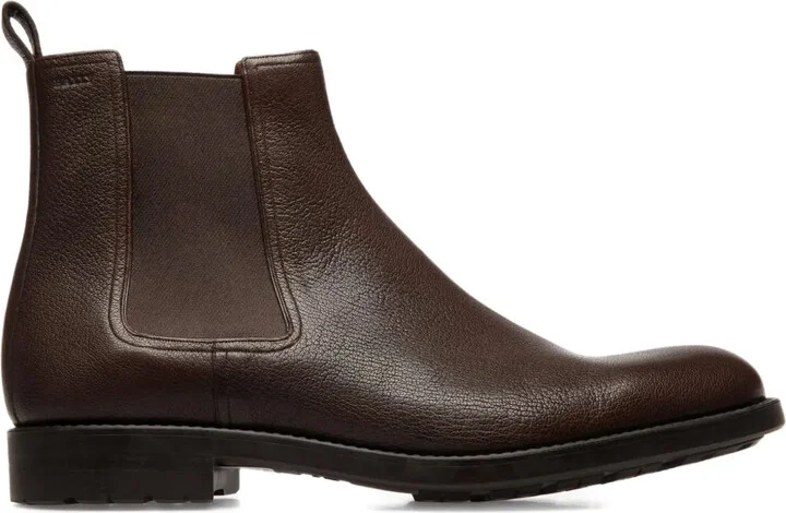 Saffron leather boots