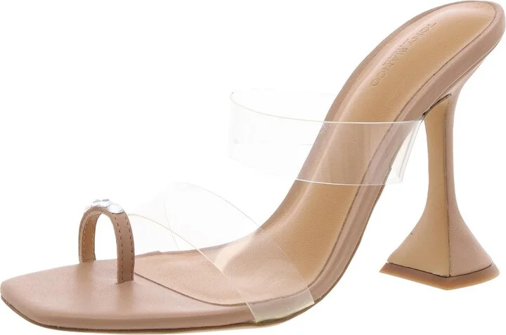Saffron Womens Jeweled Heels