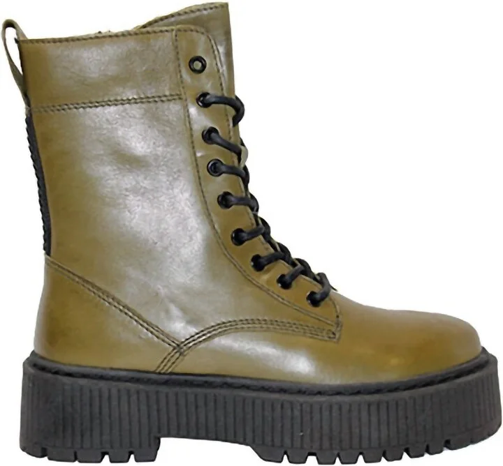 Sage Booties In Khaki