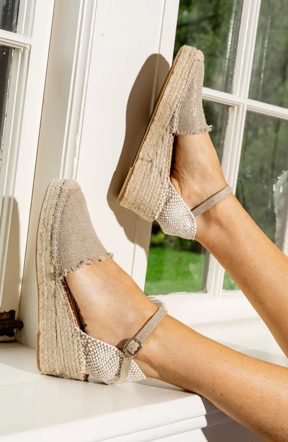 Sahara Ankle Strap Espadrille Wedge - Image 2