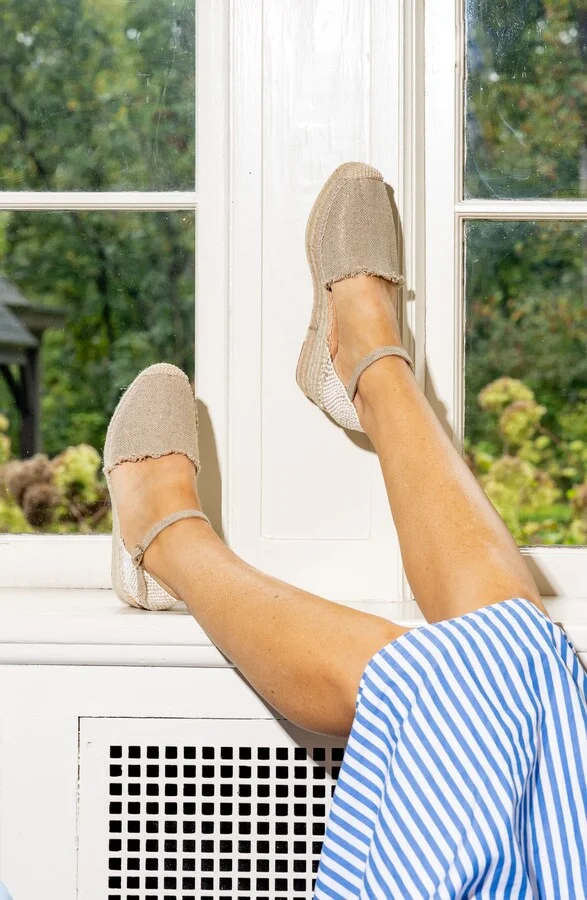 Sahara Ankle Strap Espadrille Wedge - Image 10