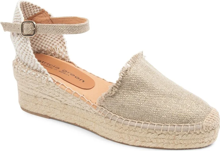 Sahara Ankle Strap Espadrille Wedge