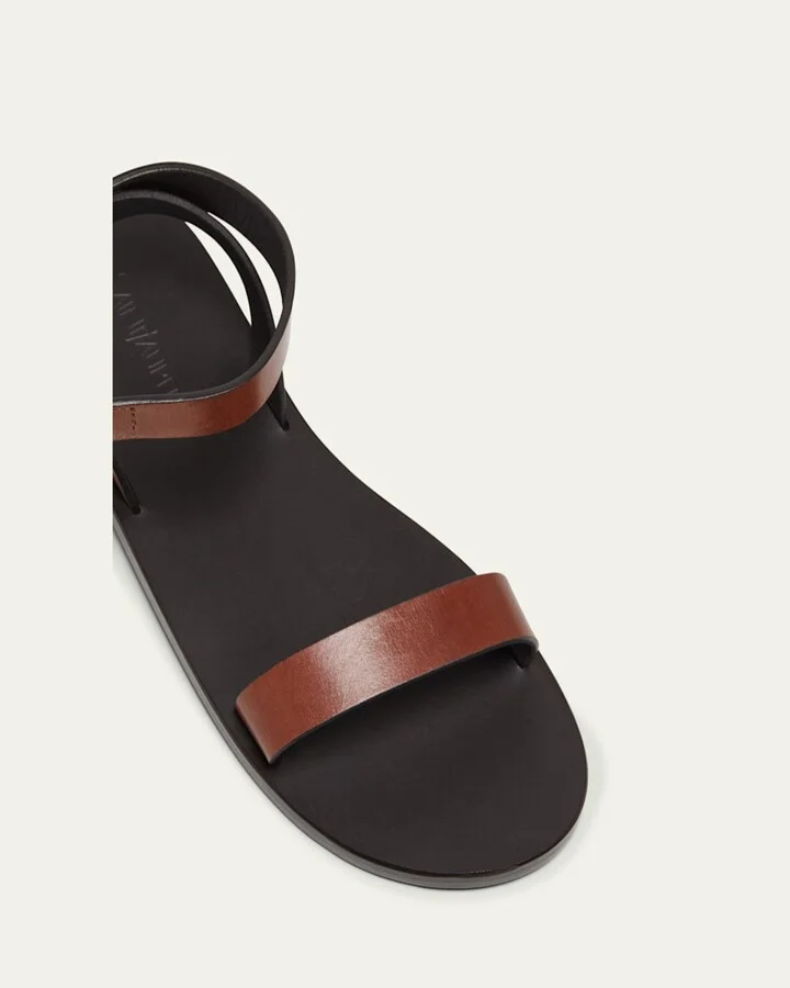 Sahara Leather Ankle-Strap Sandals - Image 2