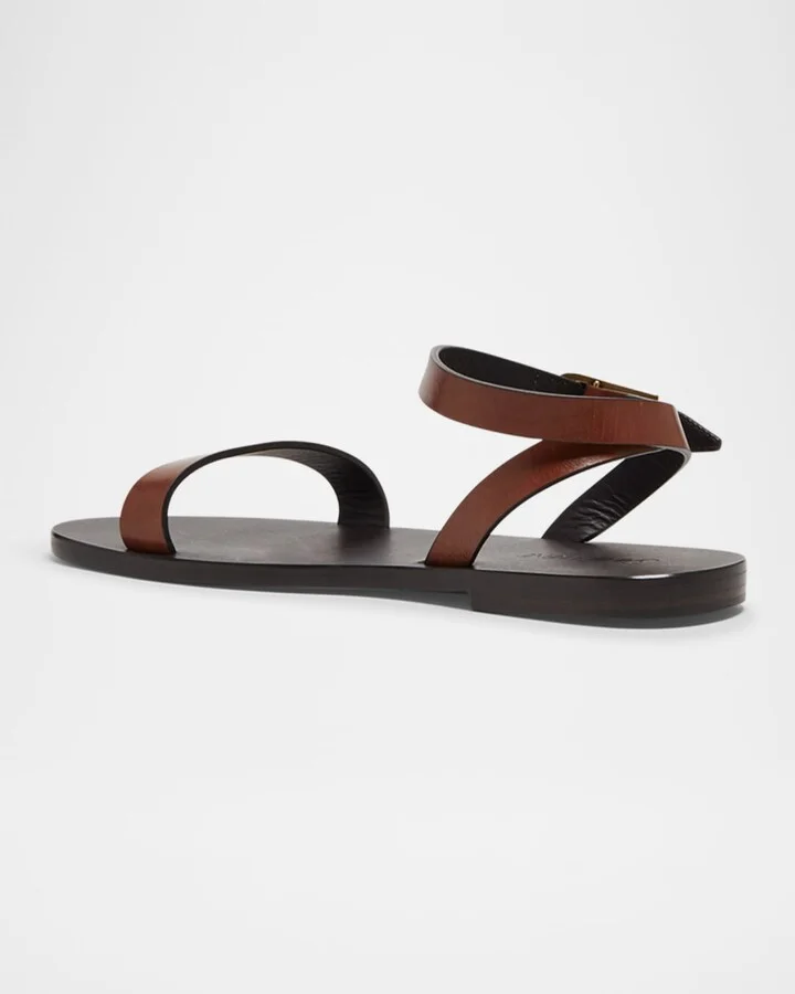 Sahara Leather Ankle-Strap Sandals - Image 2