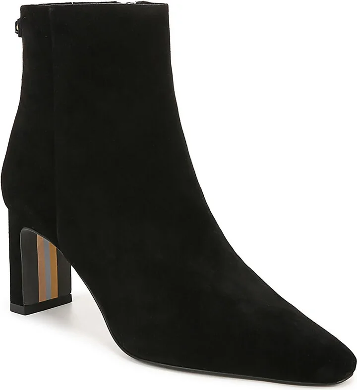 Saige Womens Zipper Ankle Booties