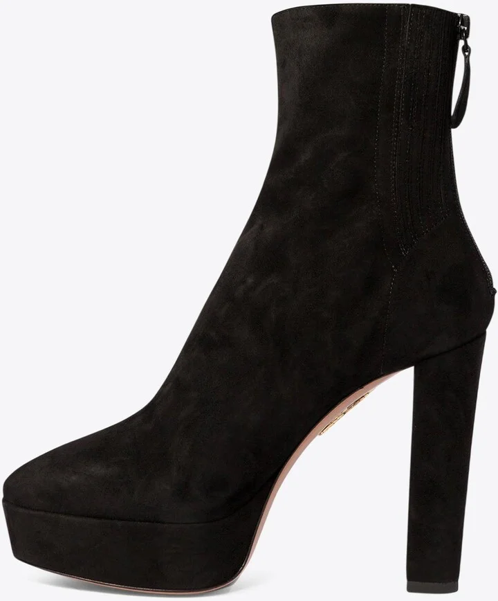Saint Honore 120 Platform Suede Boots - Image 2