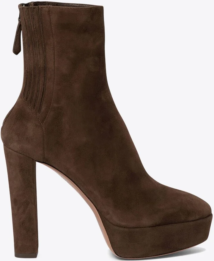 Saint Honore 120 Platform Suede Boots