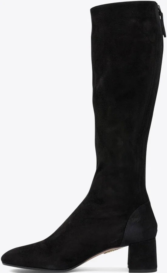 Saint Honore 50 Suede Knee-High Boots - Image 2