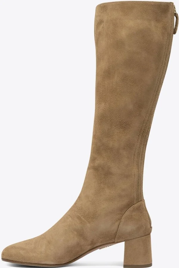 Saint Honore 50 Suede Knee-High Boots - Image 2